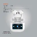 Porodo Soundtec Glimpse Touch Display TWS - White (1).webp