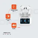 Porodo Soundtec Glimpse Touch Display TWS - White (2).webp