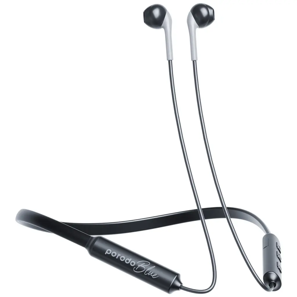 [PB-NKBAB-BK] Porodo Blue ENC Neckband Apple Buds Earphones - Black.webp
