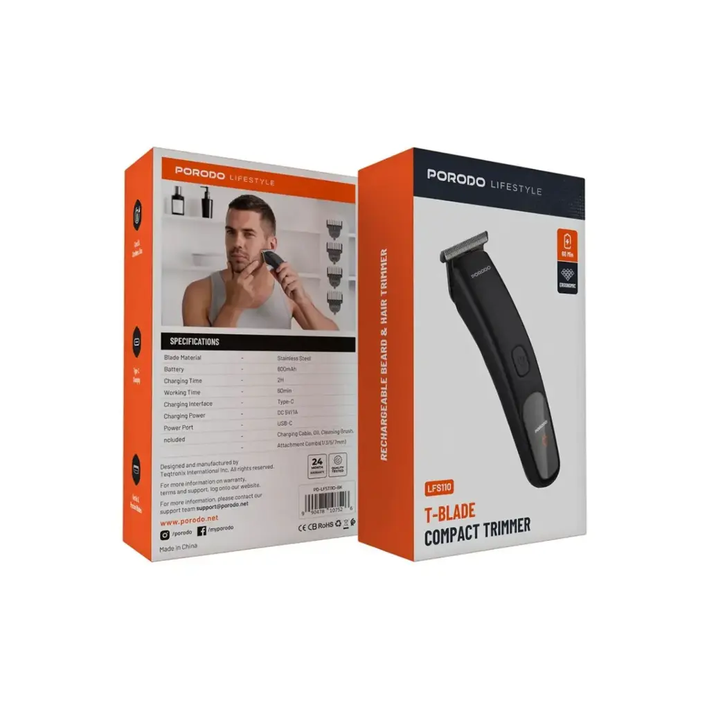 PORODO Lifestyle t-Blade Compact Trimmer 2.webp