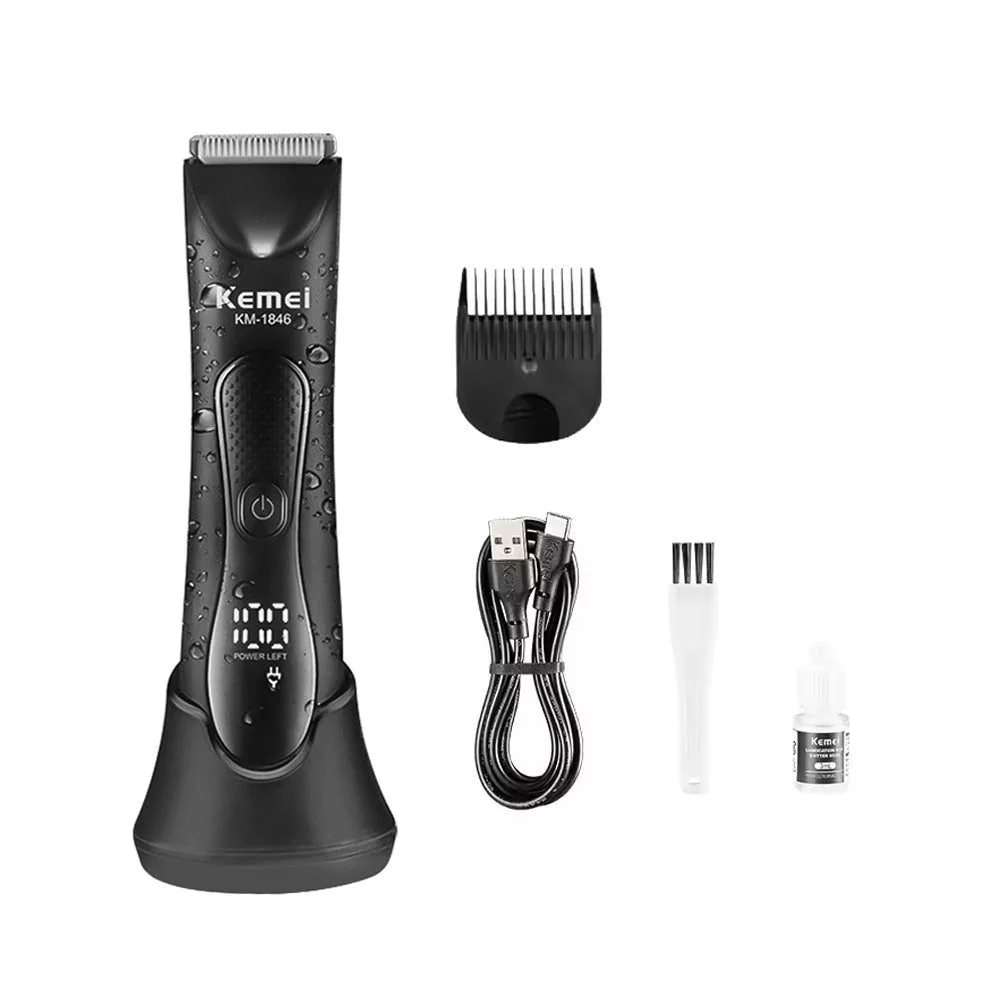 Kemei KM-1846 Professional Body Hair Trimmer & Shaver