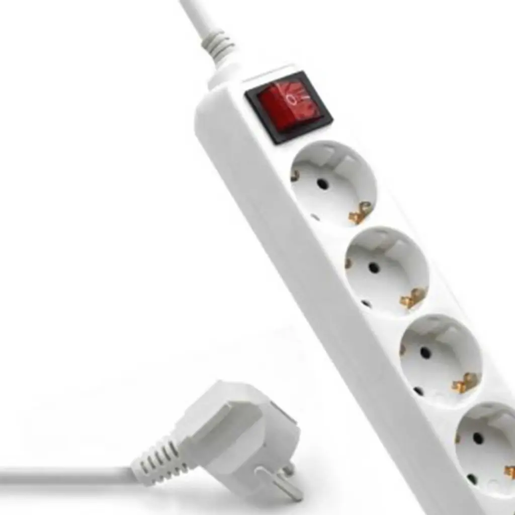 4-Way Power Strip with Individual Switch