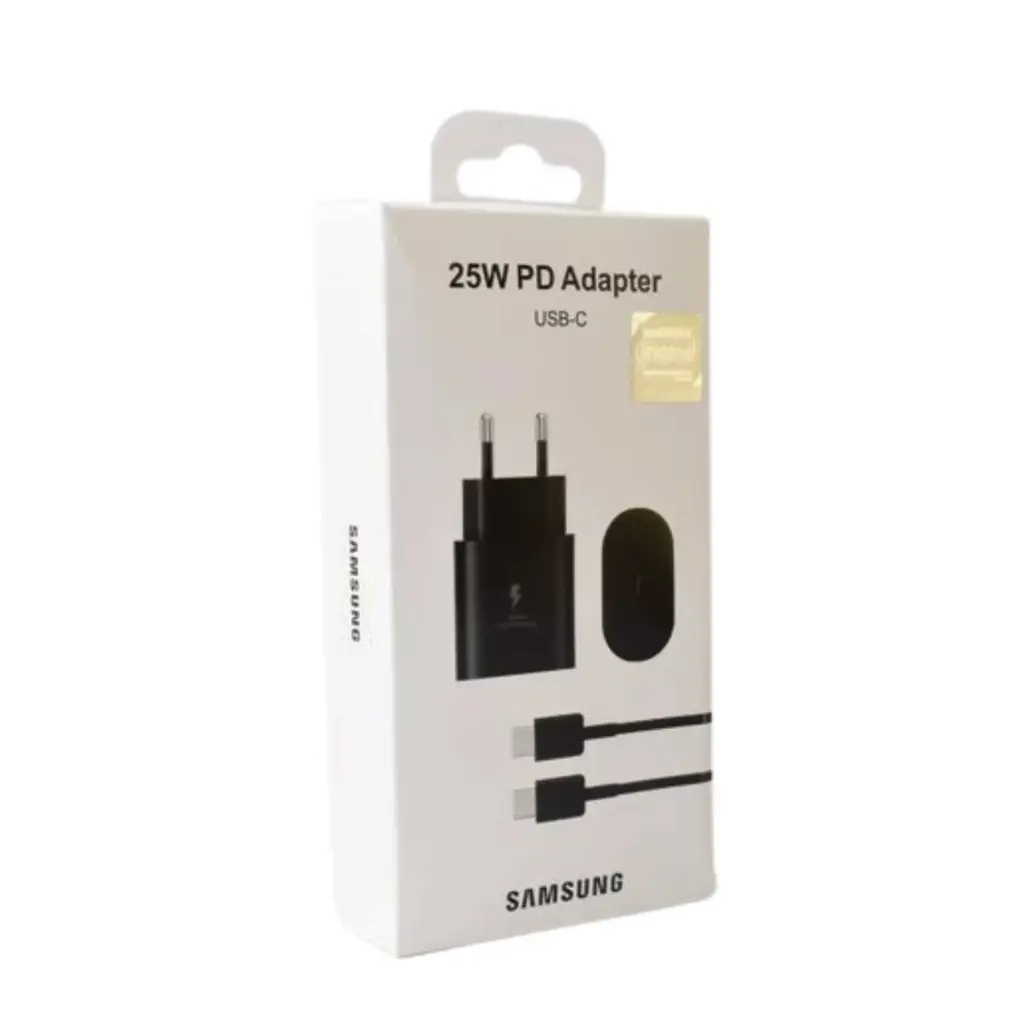 Samsung 25W USB-C PD Adapter (Type C) With Cable
