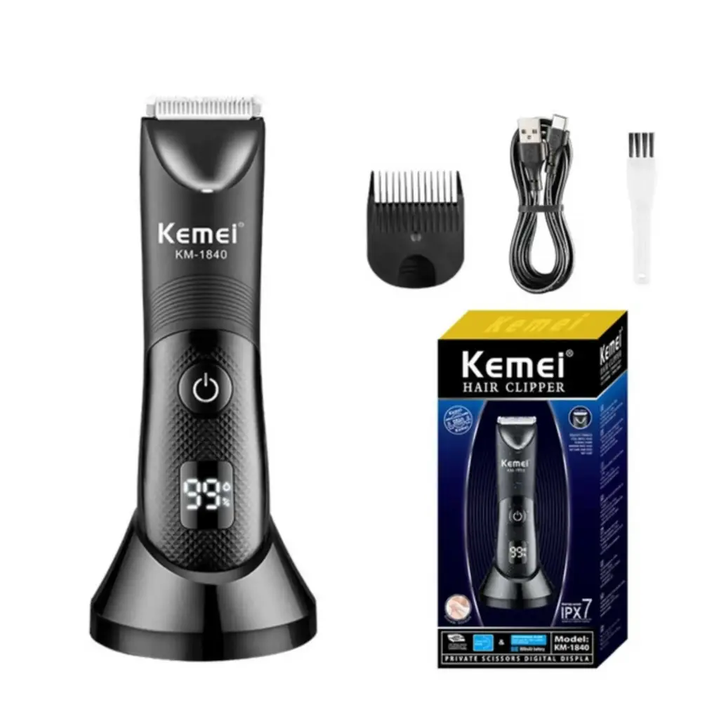 Professional Secret Trimmer for Groin & Body Hair KemeiKM-1840 