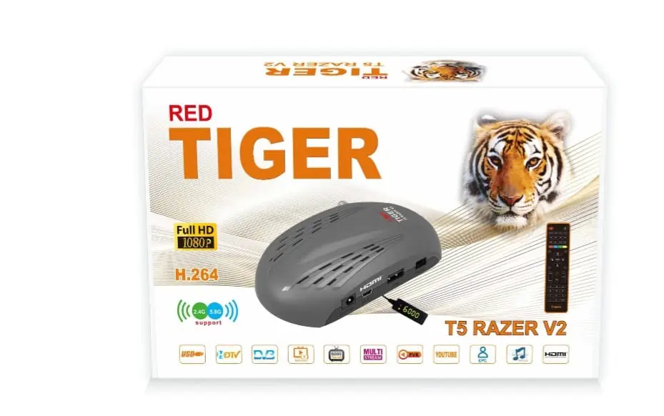 Receiver Smart Red Tiger T5 Razer V2