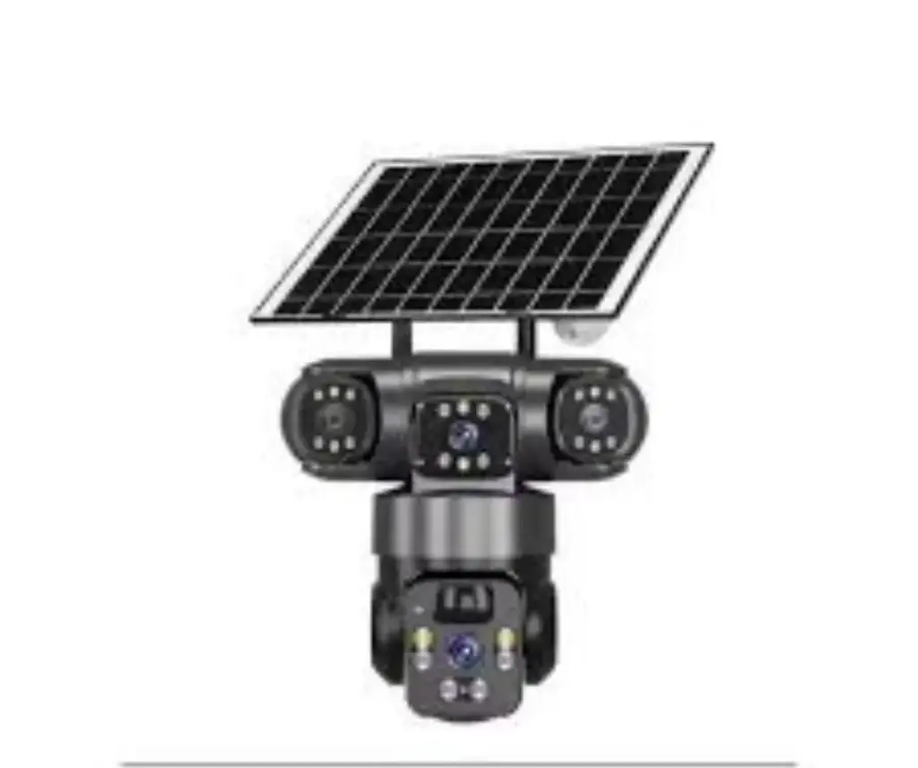 Solar Outdoor 4 Cameras Lens Multi PTZ S083
