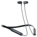 PORODO Blue ENC Neckband Apple Buds Earphones-Black