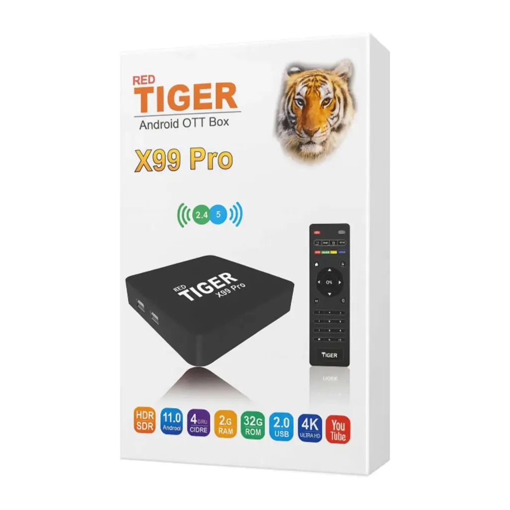 RED Tiger Android OTT Box X99 Pro