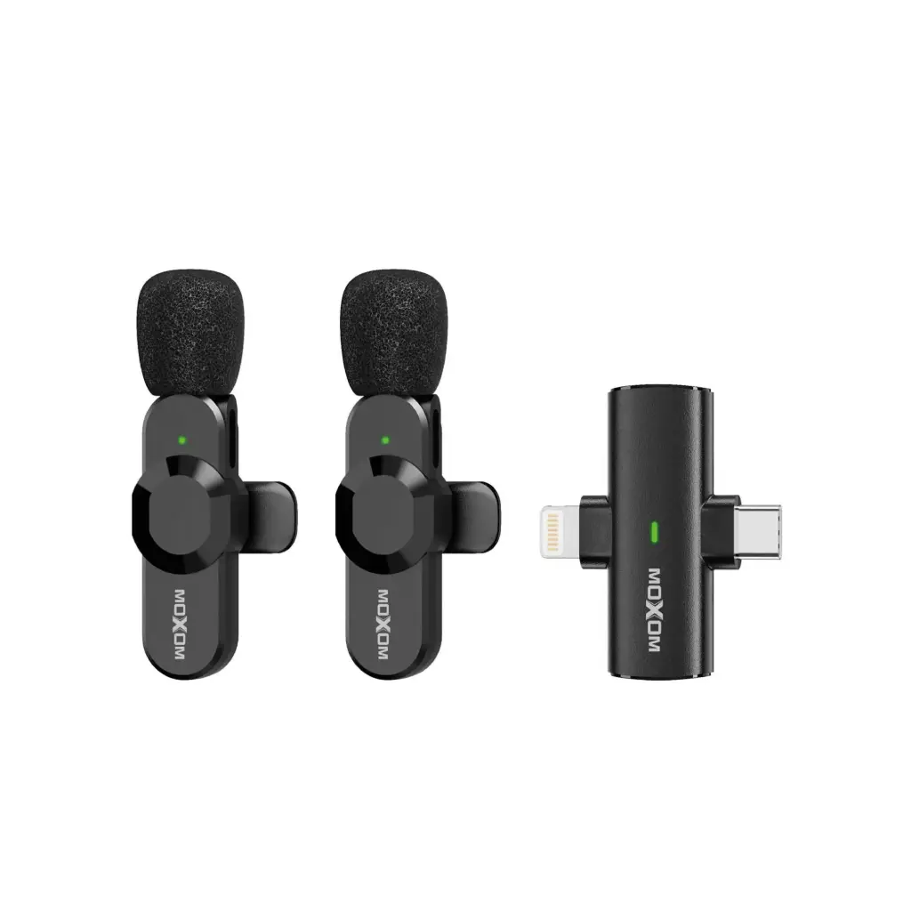 Moxom 2-in-1 Multifunctional Wireless Microphone Receiver System (Model MX-AX78)