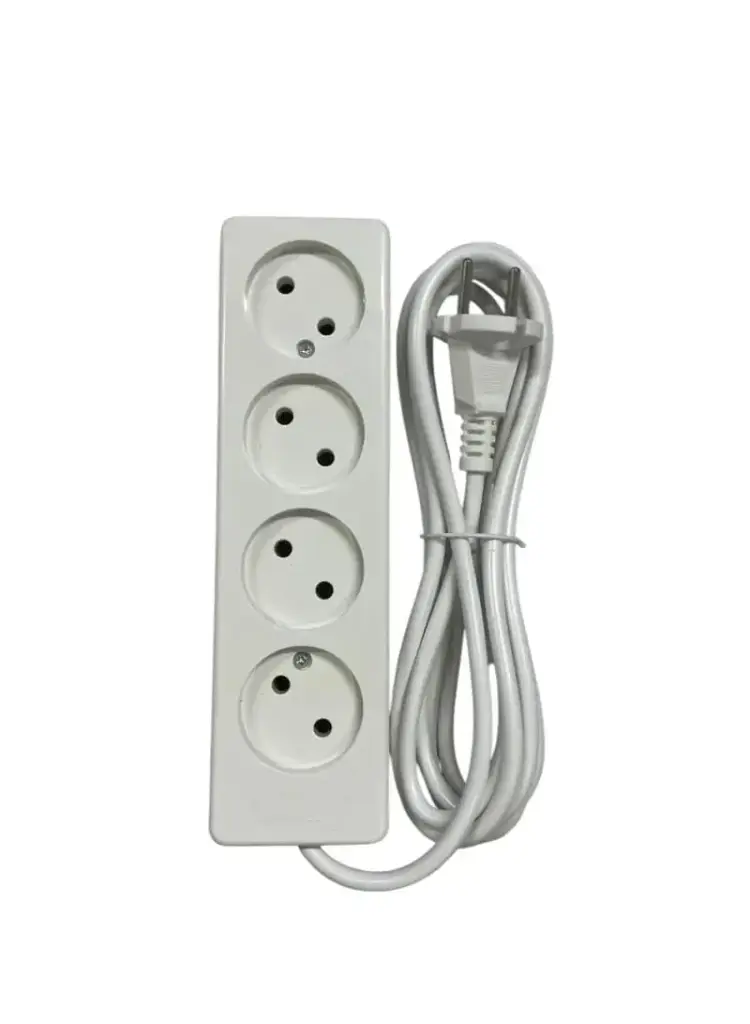 Universal Power Strip Extension Lead – Multi-Socket Multi-Plug Adapter (1.5m Cable)