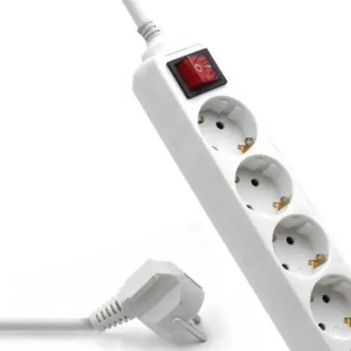 4-Way Power Strip with Individual Switch