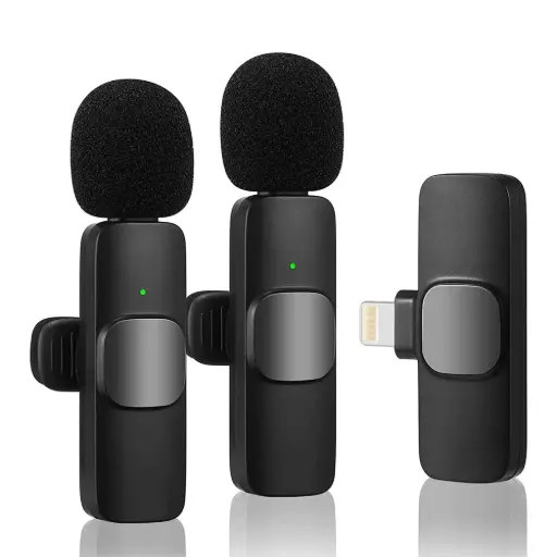 K9 Dual Wireless Microphone for iPhone & iPad