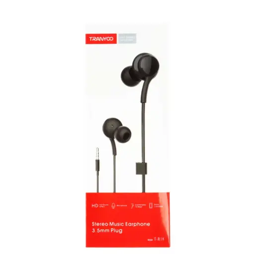 Tranyoo Wired Earphone Stereo 3.5mm 