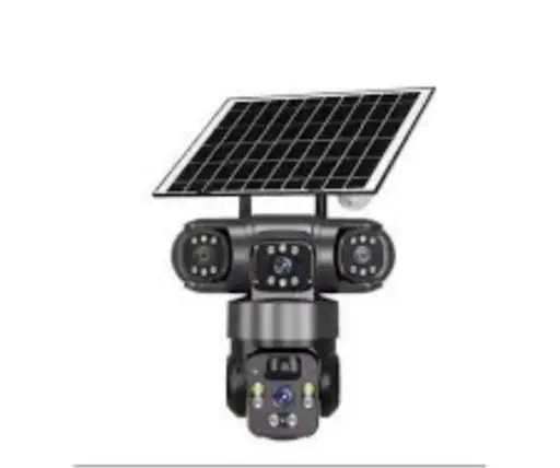 Solar Outdoor 4 Cameras Lens Multi PTZ S083