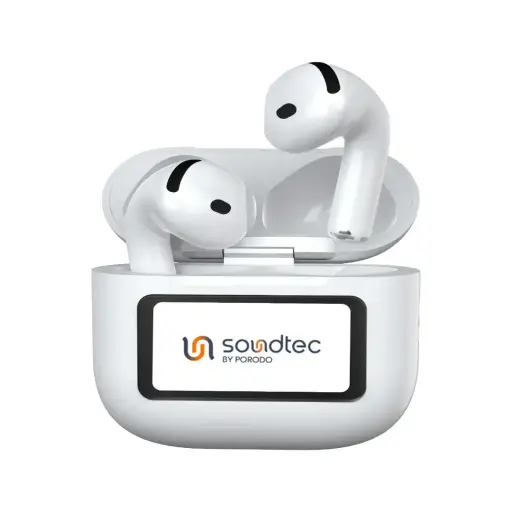 PORODO Soundtec Glimpse ANC Earbuds Active Noise 